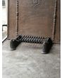 English Fireplace Basket made of Cast iron, Wrought iron 