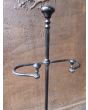 Napoleon III Stand Fire Irons made of Wrought iron 