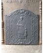 Saint Vincent de Paul Fireback made of Cast iron 