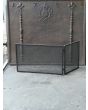 Fire screen (wrought iron) made of Wrought iron, Iron mesh 