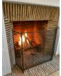 Decorative French Fireplace Screen | Handmade, New | 22-35