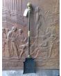 English Fire Shovel made of Wrought iron, Brass 