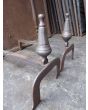 Louis XIV Style Andirons made of Wrought iron 