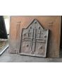 Gothic Arms Fireback made of Cast iron 