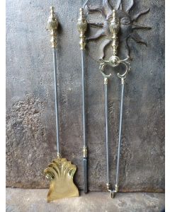 Polished Steel Fire Irons