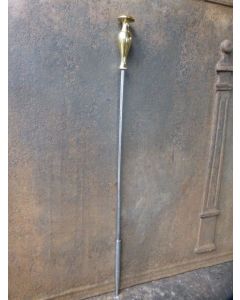 Polished Steel Fire Poker