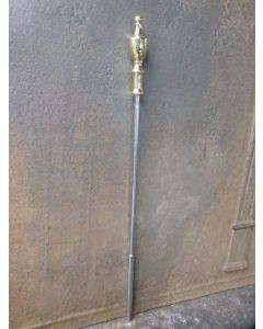 Polished Steel Fire Poker