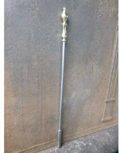 Polished Steel Fire Poker