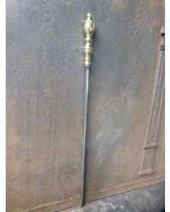 Polished Steel Fire Poker