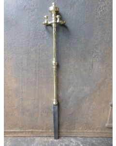 Polished Steel Fire Poker