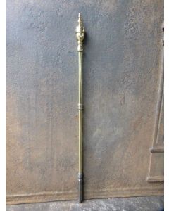 Polished Brass Fire Poker