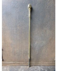 Polished Brass Fire Poker