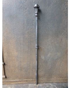 Polished Steel Fire Poker