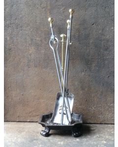 Polished Steel Fire Irons