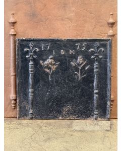 Pillars with Decoration Fireback