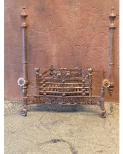 Antique Fireplace Log Grate