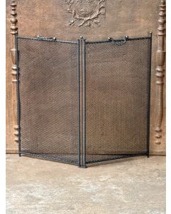 Tall Elegant Fireplace Screen | Handmade, New | 24.6" Tall