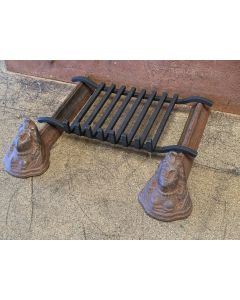 Antique Fireplace Log Grate