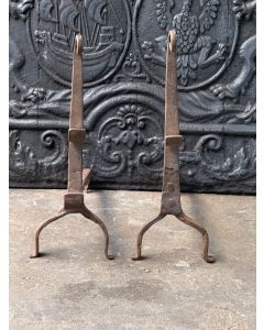 Gothic Andirons Fireplace