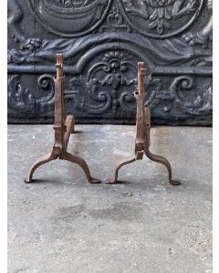 Gothic Andirons Fireplace