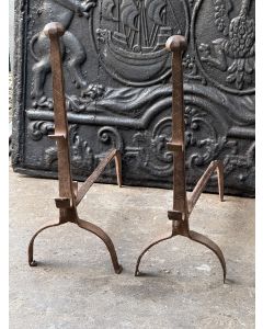 Gothic Andirons Fireplace