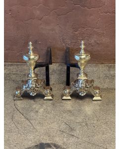 Louis XIV Style Andirons