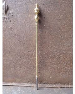 Polished Brass Fire Poker