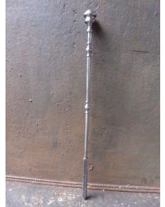 Polished Steel Fire Poker