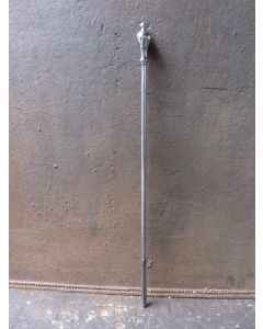 Polished Steel Fire Poker