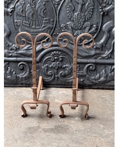Wrought Iron Fire Dogs