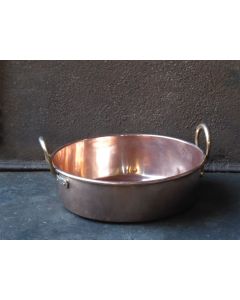 Polished Copper Log Basket