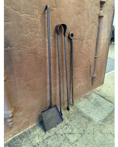 Antique French Fireplace Tools