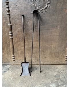Antique French Fireplace Tools