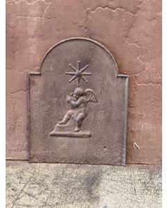 Cupid Fireplace Back Plate