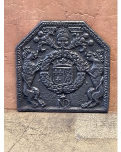 Arms of France and Navarre Fireback