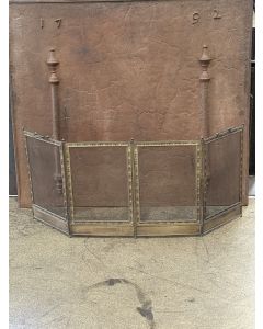 Elegant Antique Fireplace Screen