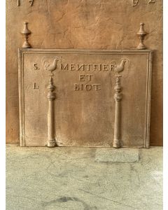 Pillars with Decoration Fireback