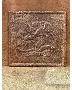 Cupid Fireplace Back Plate