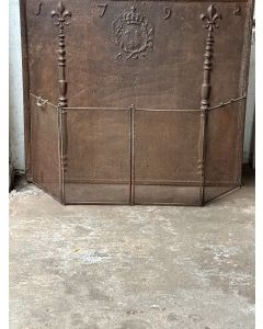 Antique French Fire Screen Antique French Fire Screen