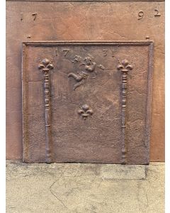 Cupid Fireplace Back Plate