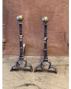 Antique Fireplace Andirons