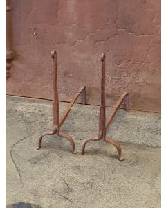 Gothic Andirons Fireplace