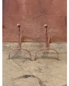 Antique Hand-Forged Andiron