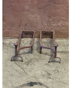 Antique Fireplace Log Grate