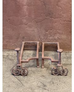 Antique Fireplace Log Grate