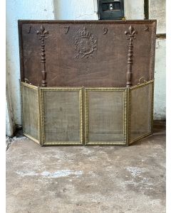 Antique French Fire Screen