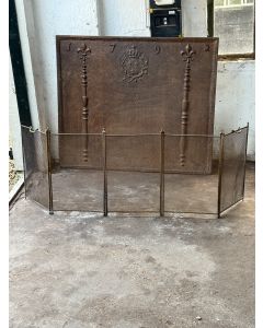 Antique French Fire Screen