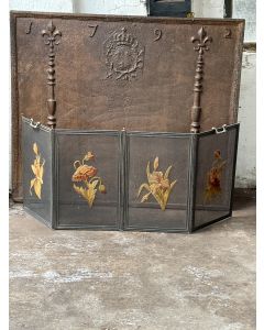 Antique French Fire Screen