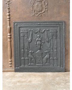 Cupid Fireplace Back Plate