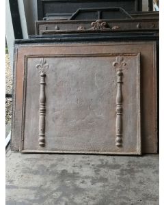 Pillars with Fleurs de Lys Fireback